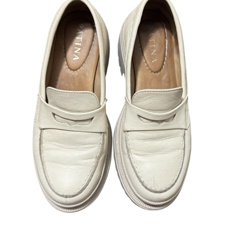 Patina Portland leather company chunky Zoe loafer 90’s Y2K preppy collegiate - Picture 8 of 10